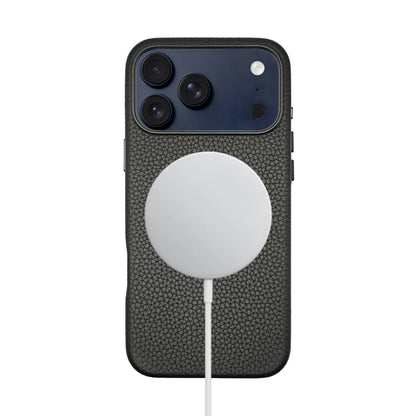 Amur Genuine Leather Case for iPhone 17 Series - Black