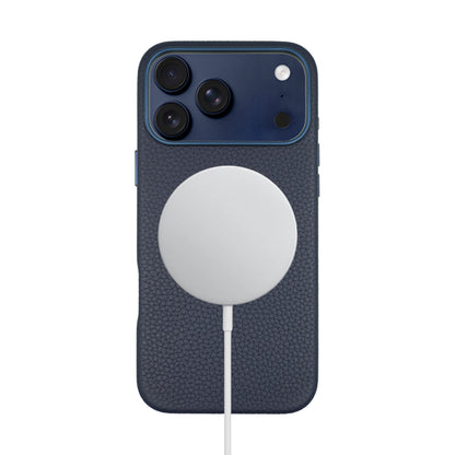 Amur Genuine Leather Case for iPhone 17 Series - Blue