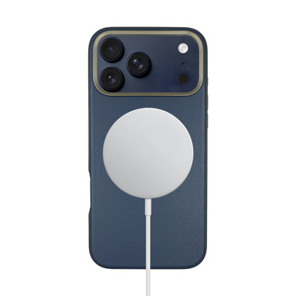 Kilyos Vegan Leather Case For iPhone 17 Series - Blue