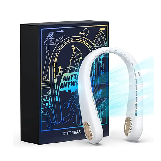 L3 Portable Neck Fan 360° Cooling Fan -White