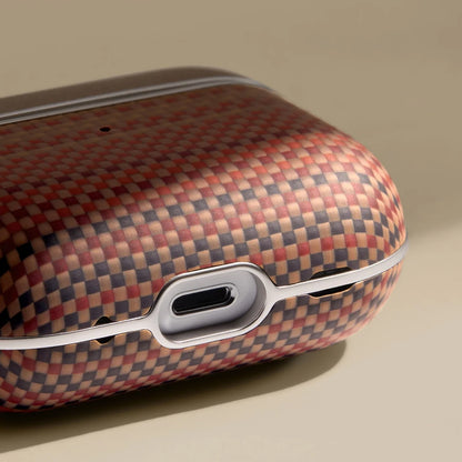 Pitaka Aramid Fiber Case for AirPods Pro 2 - Black/Gray