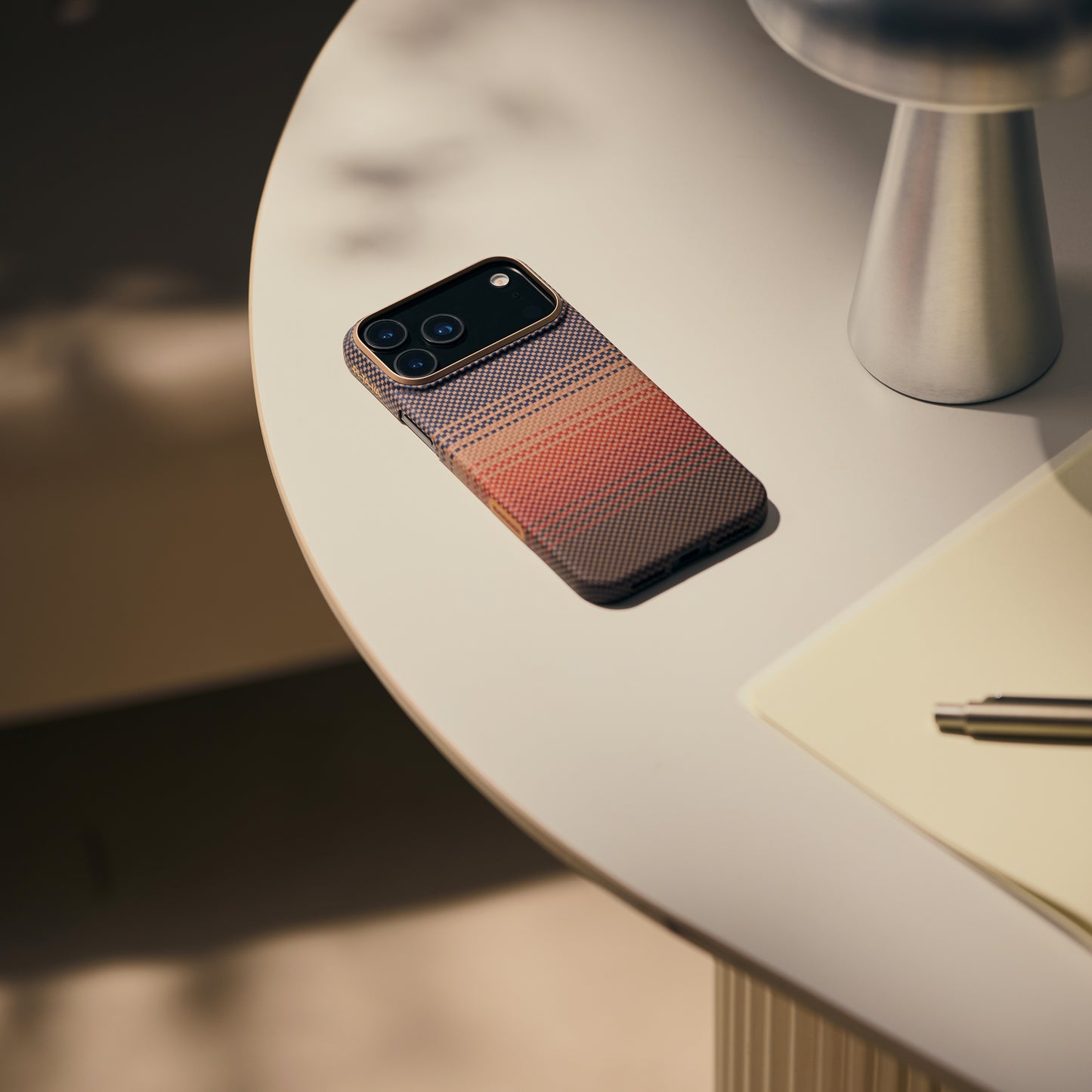 Pitaka Ultra-Slim Case With PitaTap Camera Control for iPhone 17 Series - Sunset