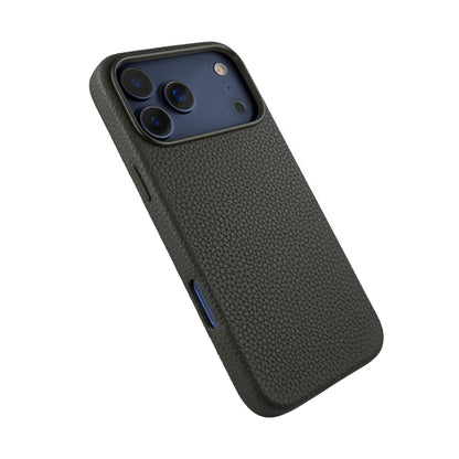 Amur Genuine Leather Case for iPhone 17 Series - Black