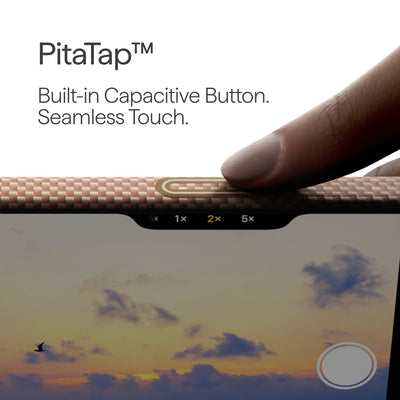 Pitaka Aramid Ultra-Slim Case With PitaTap for iPhone 17 Pro Max - Golden Glint