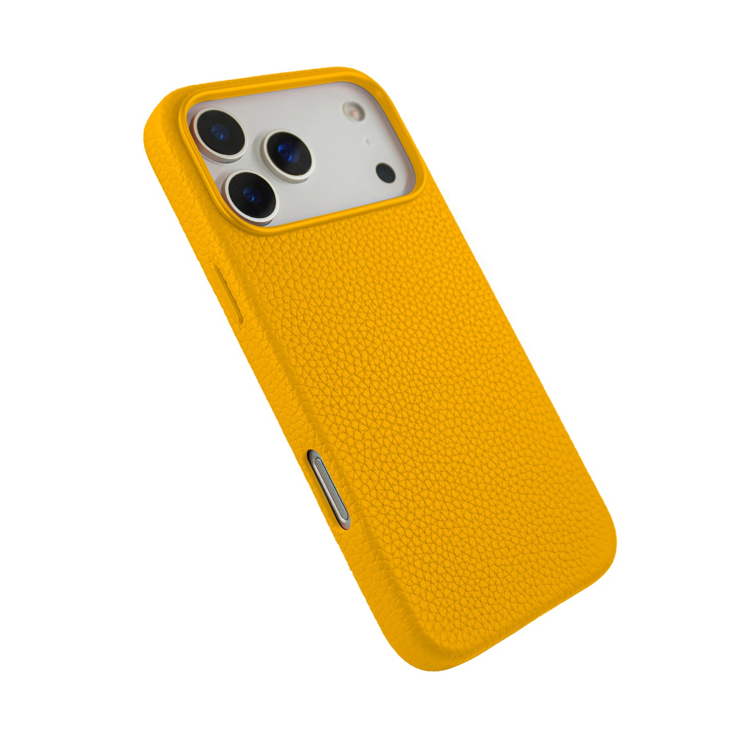 Amur Genuine Leather Case for iPhone 17 Series - Yellow