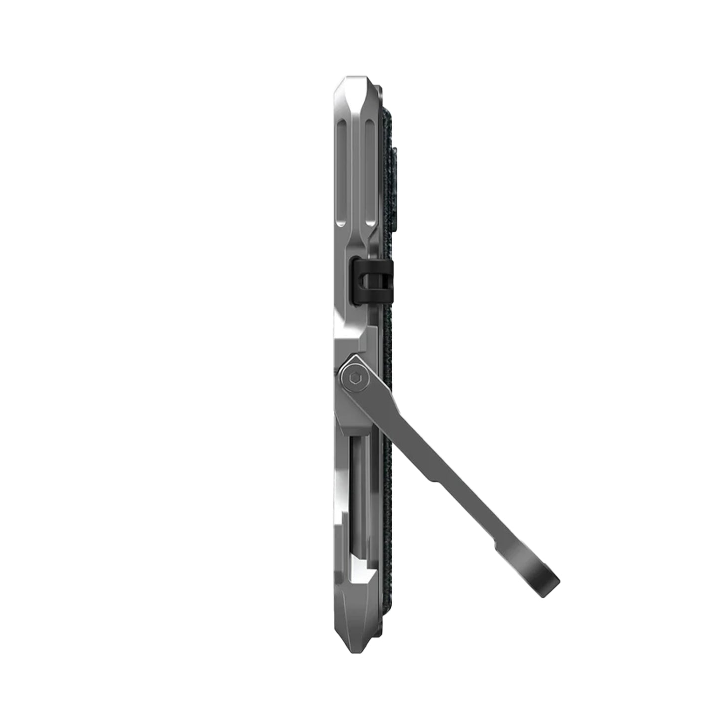 Aulumu G03 Multi-Tool Magnetic Metal Wallet Frosted Cover MagSafe - Silver