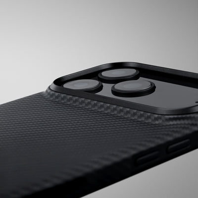 Pitaka Ultra-Slim Case With PitaTap Camera Control for iPhone 17 Series - Black/Gray