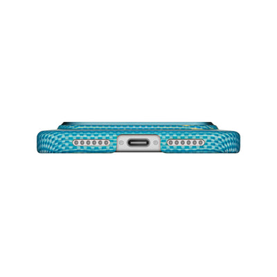 Pitaka Aramid Ultra-Slim Case With PitaTap for iPhone 17 Pro Max - Lucid Blue