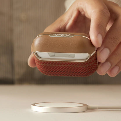 Pitaka Aramid Fiber Case for AirPods Pro 2 - Black/Gray