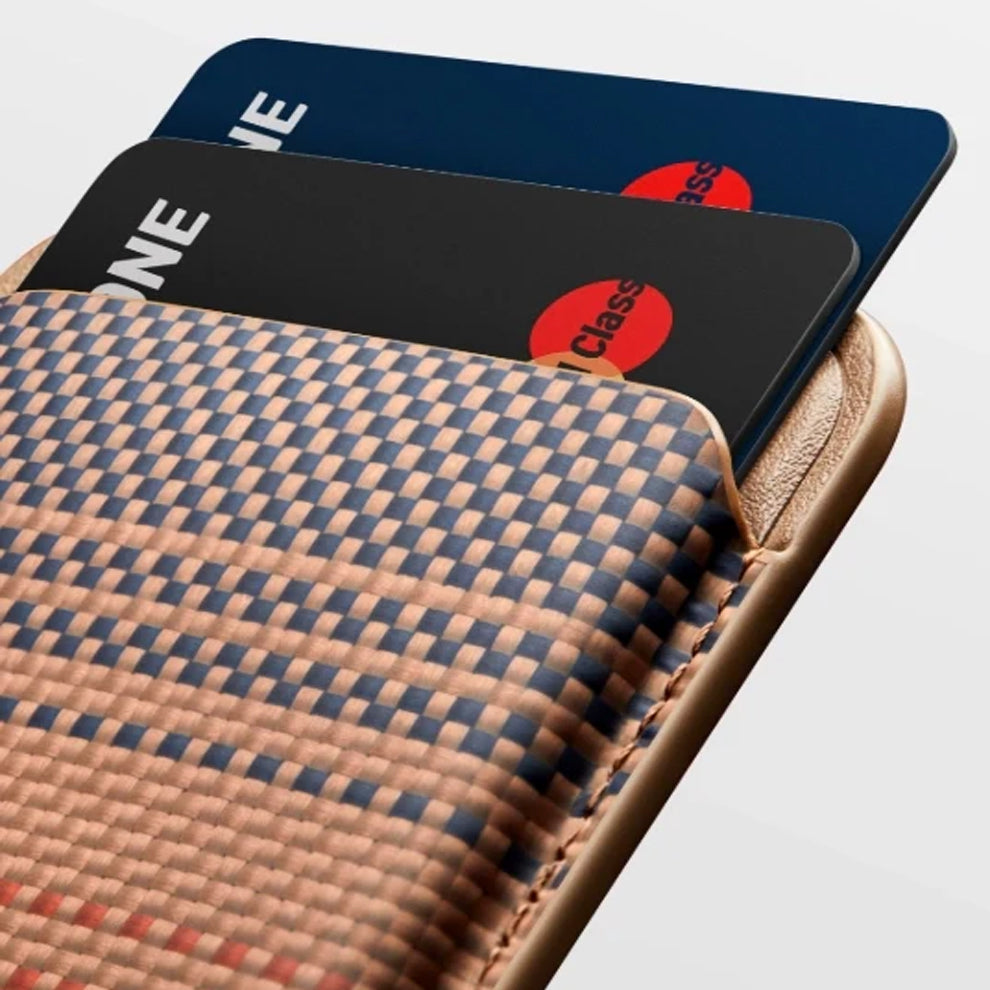 Pitaka Magnetic Woven Wallet - Black/Gray