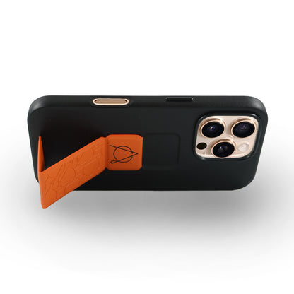 A-Case Tank Pro Vegan Leather Case For iPhone 16 Series - Orange