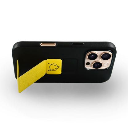 A-Case Tank Pro Vegan Leather Case For iPhone 16 Series - Yellow