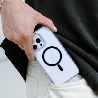 Le Prius Bali Clear Case For iPhone 16 Series - Black