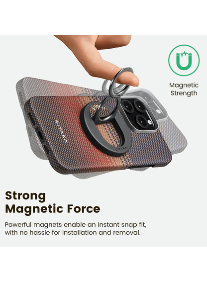 Pitaka Phone Ring Holder Magnetic Grip 3 - Black