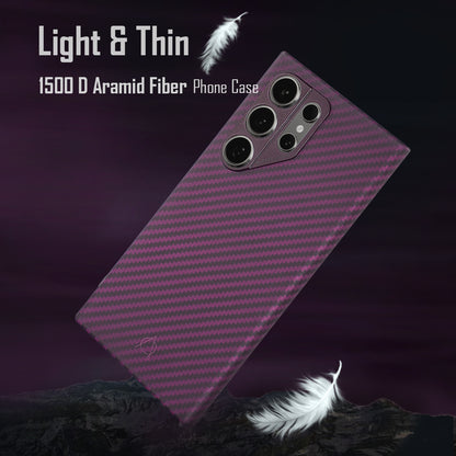 Savar carbon Fiber Case for S24 Ultra 1500D - Purple