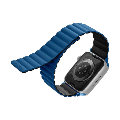 Invix Apple Watch Silicone Magnetic Band - Blue/Black