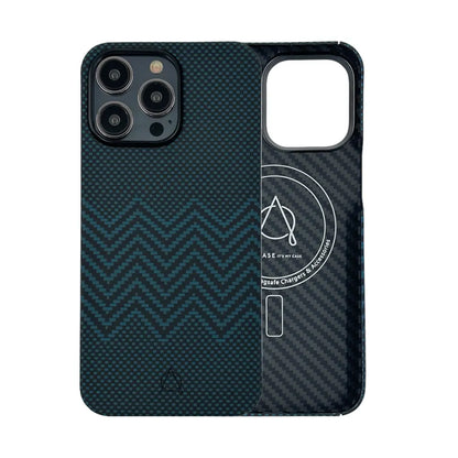 Zikzak Aramid Fiber Case For iPhone 15 Pro Max - Black