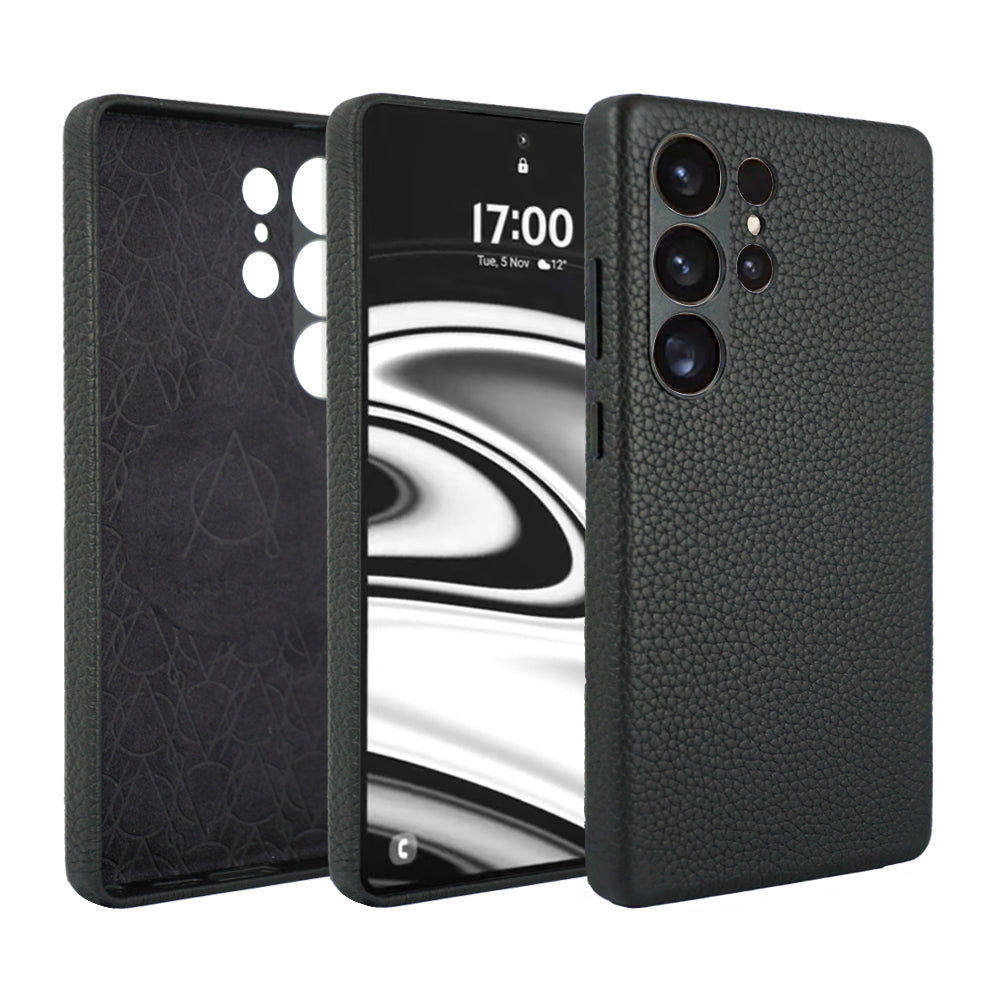 A-Case Genuine Leather Case for Galaxy S25 Ultra - Amur