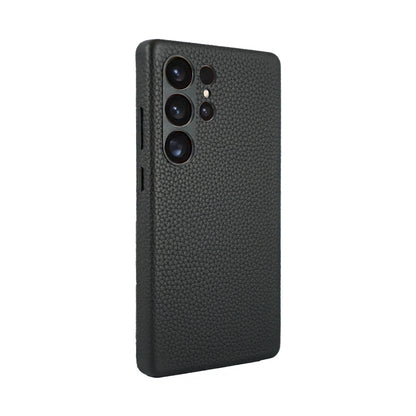 A-Case Amur Genuine Leather Case for Galaxy S25 Ultra - Brown