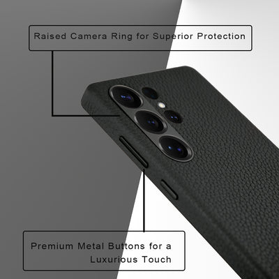 A-Case Genuine Leather Case for Galaxy S25 Ultra - Amur