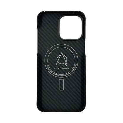 Zikzak Aramid Fiber Case For iPhone 15 Pro Max - Black
