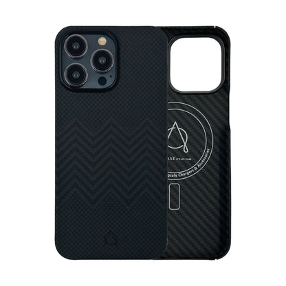 Zikzak Aramid Fiber Case For iPhone 15 Pro Max - Blue