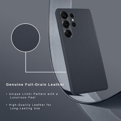 A-Case Genuine Leather Case for Galaxy S25 Ultra - Amur