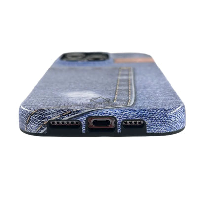 Denim Series For iPhone 15 Pro Max - Blue