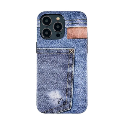 Denim Series For iPhone 15 Pro Max - Blue