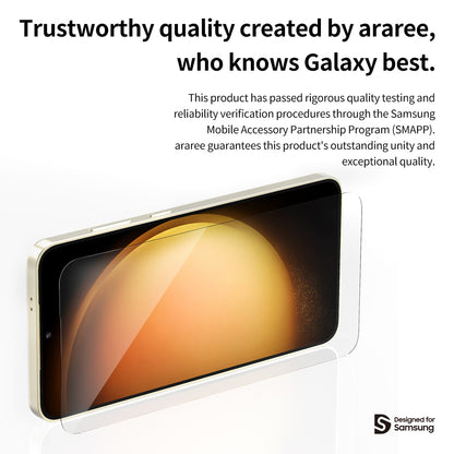 araree Samsung Galaxy S24 Ultra Clear Screen Protector Full Cover