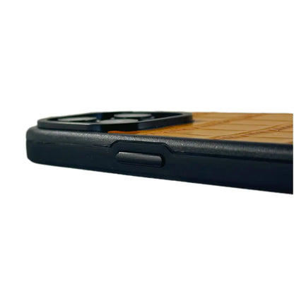 Javan Series For iPhone 15 Pro Max Leather Case - Brown