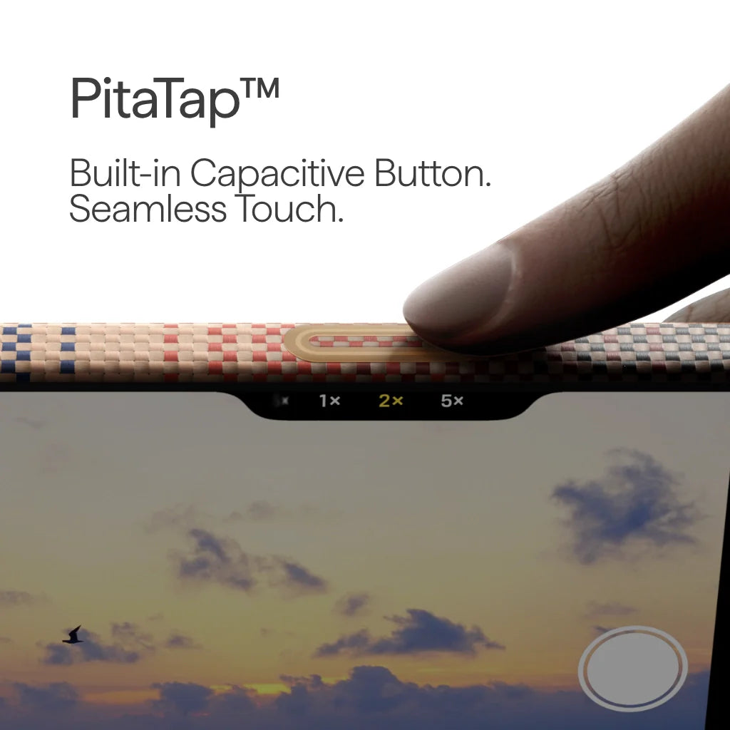 Pitaka Ultra-Slim Case With PitaTap Camera Control for iPhone 17 Series - Sunset