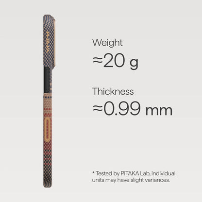 Pitaka Ultra-Slim Case With PitaTap Camera Control for iPhone 17 Series - Sunset