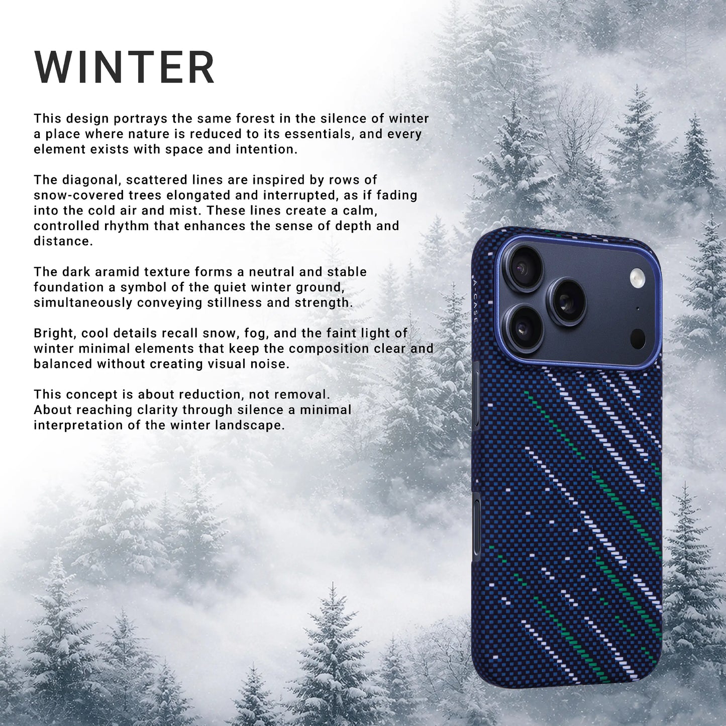 A-Case Aramid Fiber Case For iPhone 17 Pro Max - Witner