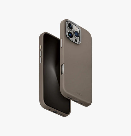 Uniq Lyden Vegan Leather Case For iPhone 16 Series - Gray