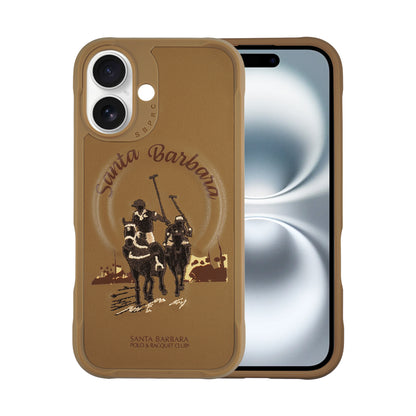 Santa Barbara Polo & Racquet Club Virgil Series Case for  iPhone 16 Plus - Brown