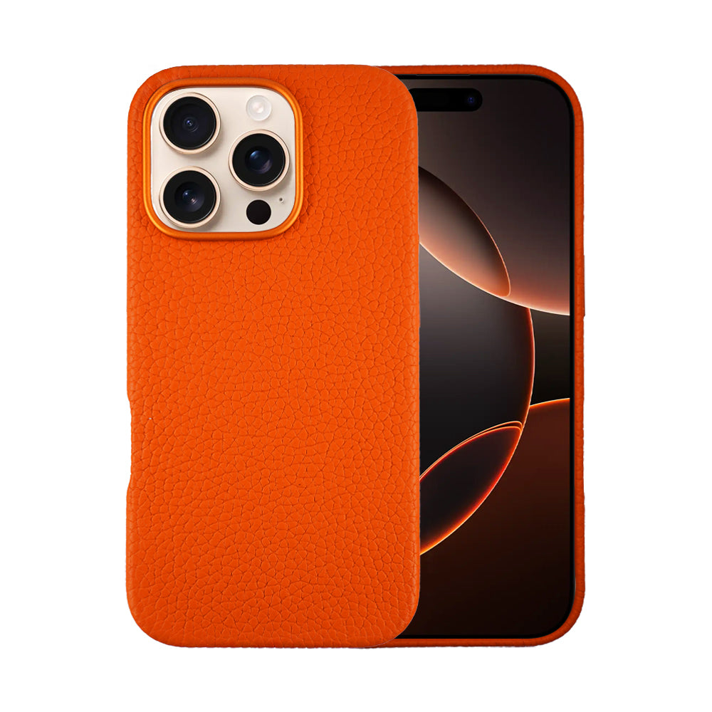 A-case Amur Genuine Leather case for iPhone 16 Series - Navy