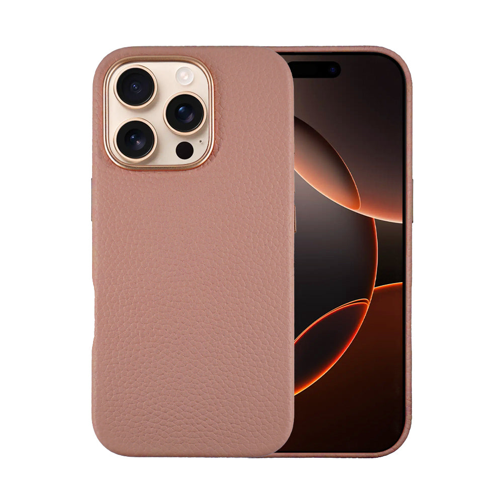 A-case Amur Genuine Leather case for iPhone 16 Series - Navy
