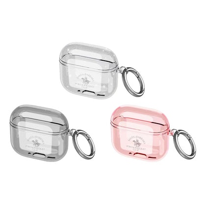 Santa Barbara Polo & Racquet Club Ansel Case for AirPods 4 Shockproof - Clear