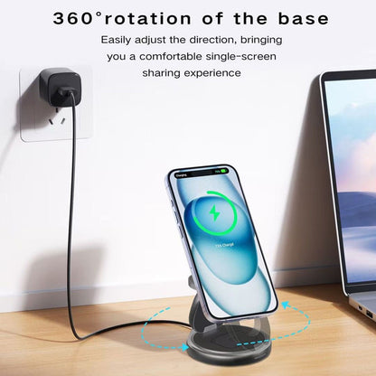 Santa Barbara Polo & Racquet Club Elliot 3-in-1 Foldable Wireless Charging Stand