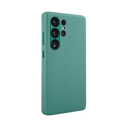 A-Case Amur Genuine Leather Case for Galaxy S25 Ultra - Brown