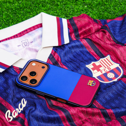 FC Barcelona Heritage Leather Case For iPhone 17 Series