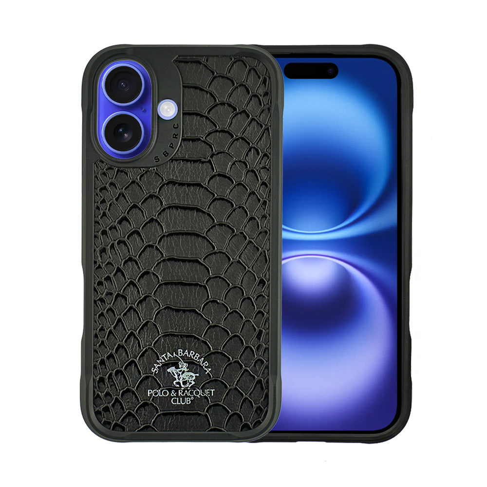 Santa Barbara Polo & Racquet Club Knight Series Case for  iPhone 16 Plus - Black