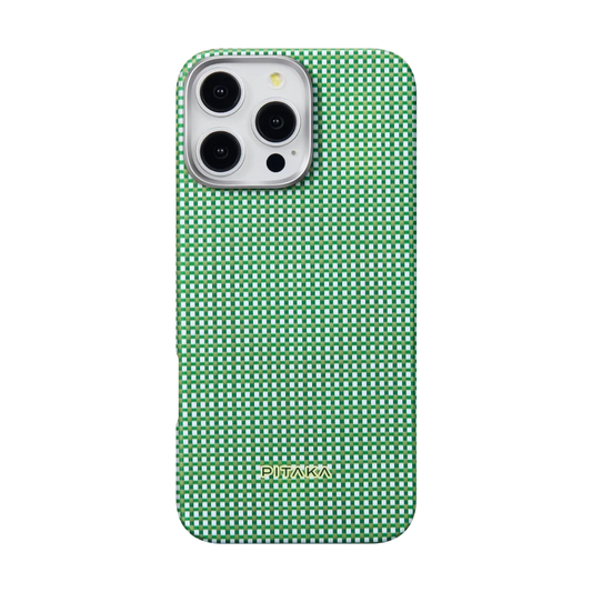Pitaka Classic Ultra-Slim Case for iPhone 16 Series-Green