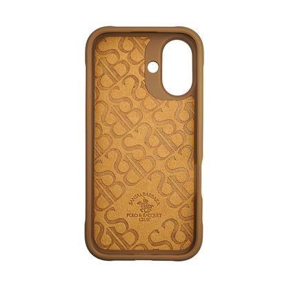 Santa Barbara Polo & Racquet Club Knight Series Case for  iPhone 16 Plus -Brown