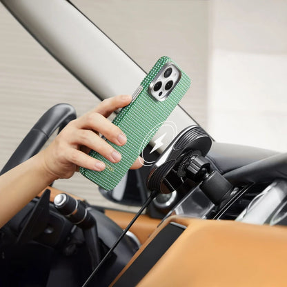 Pitaka Classic Ultra-Slim Case for iPhone 16 Series-Green