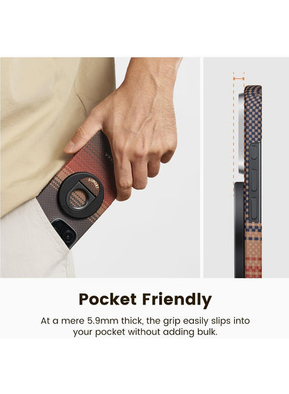 Pitaka Phone Ring Holder Magnetic Grip 3 - Black