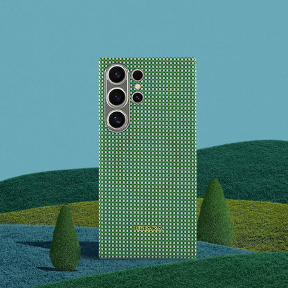 Aramid Fiber MagEZ Case 5 for S24 Ultra -Forest