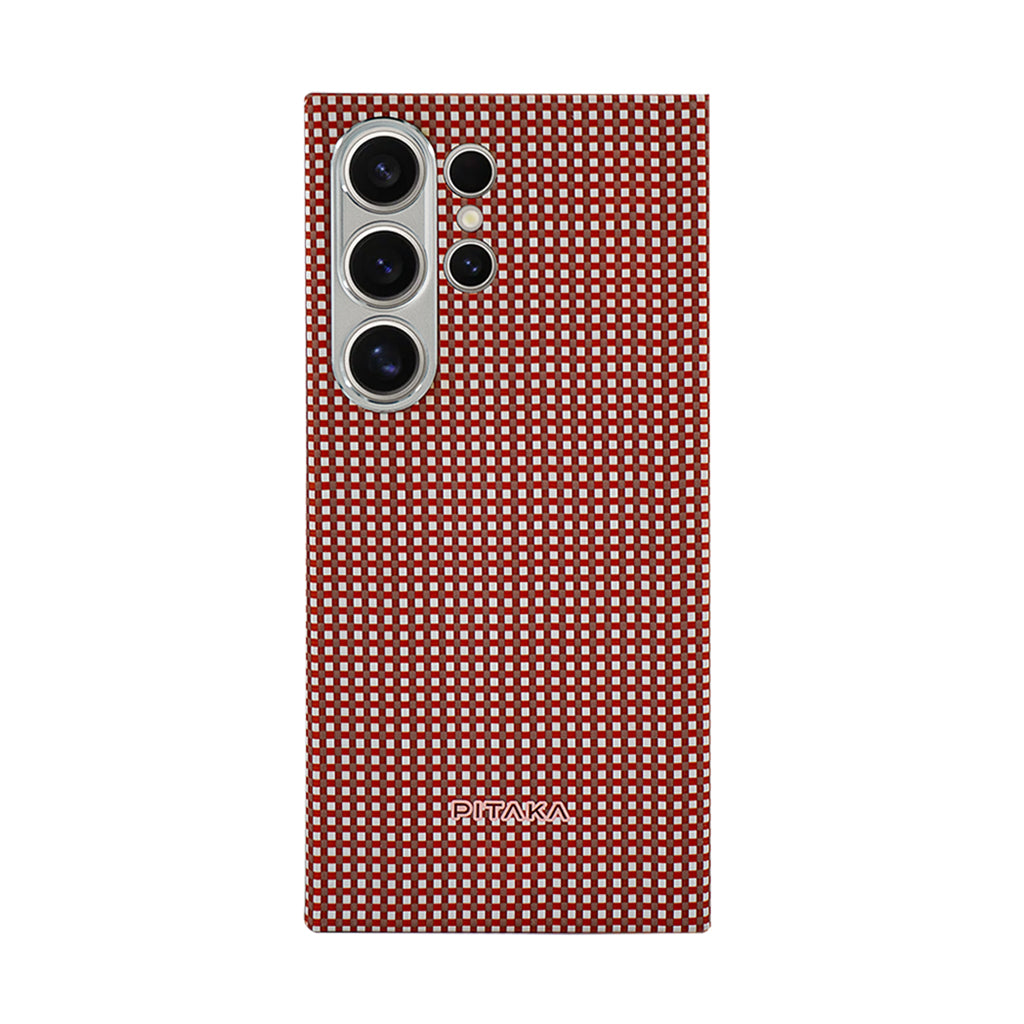 Aramid Fiber MagEZ Case 5 for S24 Ultra -Bonfire