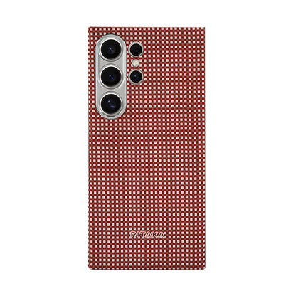 Aramid Fiber MagEZ Case 5 for S24 Ultra -Bonfire